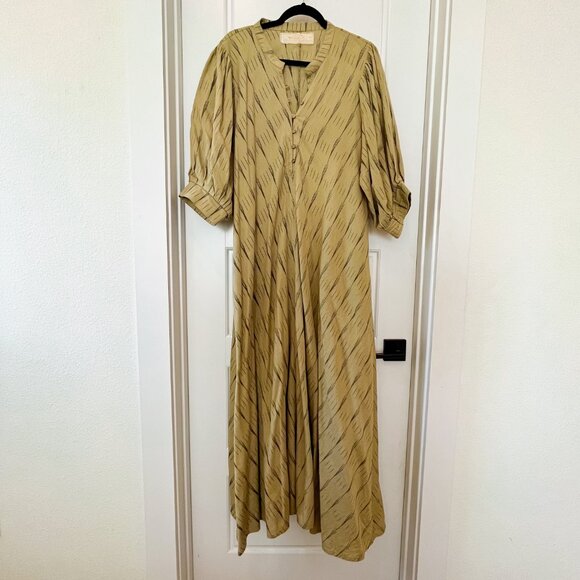 Jen’s Pirate Booty Saloon Maxi Dress in Ikat Yucca - XXL - Picture 5 of 8